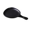 Yanco China Moderne Matte Black Melamine 12inx 8in Pan Plate with Handle - MO-810BK 