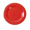 Yanco China MS-012RD Milestone Red Melamine 12in dia. Wide Rim Plate - 1dz 