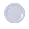 Yanco China MS-012WT Milestone White Melamine 12in dia. Wide Rim Plate - 1dz 