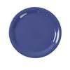 Yanco China MS-106BU Milestone Blue Melamine 6.5in dia. Narrow Rim Plate - 4dz 