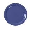 Yanco China MS-110BU Milestone Blue Melamine 10.5in dia. Narrow Rim Plate - 2dz 
