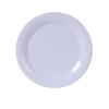 Yanco China MS-110WT Milestone White Melamine 10.5in dia. Narrow Rim Plate - 2dz 