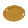 Yanco China MS-212YL Milestone Yellow Melamine 12in x 9in Oval Platter - 1dz 