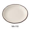 Yanco China NA-110 Nature Art White Melamine 10in dia. Dinner Plate - 2dz 