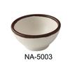 Yanco China NA-5003 Nature Art White Melamine 4oz Condiment Server - 6dz 
