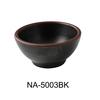Yanco China Nature Art Black Melamine 4oz Condiment Server - 6dz - NA-5003BK 