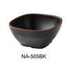 Yanco China Nature Art Black Melamine 10oz Miso Soup Bowl - 4dz - NA-505BK 