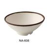 Yanco China NA-608 Nature Art White Melamine 38oz 8in dia. Ramen Bowl - 2dz 