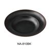 Yanco China Nature Art Black Melamine 12oz 10.75in dia. Pasta Bowl - NA-810BK 