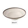 Yanco China NA-811 Nature Art White Melamine 20oz Mediterranean Pasta Bowl 