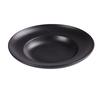 Yanco China NB-710 Noble Black Porcelain 10oz Mediterranean Pasta Bowl 