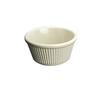 Yanco China NC-507B Nu-Classic Bone White Melamine 1.5oz Fluted Ramekin- 6dz 