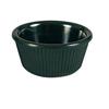 Yanco China Nu-Classic Black Melamine 2oz Fluted Ramekin - 6dz - NC-509BK 