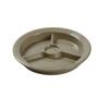 Yanco China NC-511S Nu-Classic Sand Melamine 9in dia. 3 Compartment Plate 