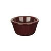 Yanco China NC-531C Nu-Classic Chocolate Melamine 3oz Fluted Ramekin - 6dz 
