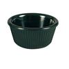Yanco China Nu-Classic Black Melamine 5oz Fluted Ramekin - 6dz - NC-532BK 