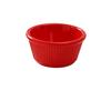 Yanco China NC-532RD Nu-Classic Red Melamine 5oz Fluted Ramekin - 6dz 