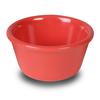 Yanco China NC-536RD Nu-Classic Red Melamine 2oz Smooth Ramekin - 6dz 