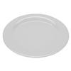 GET NP-10-DW Diamond White Melamine 10.5in dia. Narrow Rim Plate - 1dz 