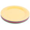 GET Diamond Color Mix Melamine 10.5in dia. Narrow Rim Plate-1dz - NP-10-MIX 