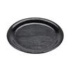GET Etchedware Textured Black Melamine 6.5"dia. Narrow Rim Plate - NP-6-BK 