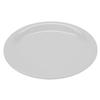 GET Diamond White Melamine 6.5in dia. Narrow Rim Plate - 4dz - NP-6-DW 