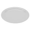 GET Diamond White Melamine 7.25in dia. Narrow Rim Plate - 4dz - NP-7-DW 