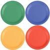 GET Diamond Color Mix Melamine 7.25in dia. Narrow Rim Plate-4dz - NP-7-MIX 