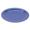 GET Diamond Peacock Blue Melamine 7.25in dia. Narrow Rim Plate - NP-7-PB 