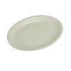 Yanco China Normandy American White Ceramic 13.25in x 10in Oval Platter - NR-14 