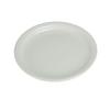 Yanco China NR-16 Normandy American White Ceramic 10.5in dia. Narrow Rim Plate 