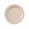 Yanco China NS-105T Nessico Tan Melamine 5.5in dia. Heavy Weight Plate - 4dz 