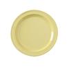 Yanco China NS-105Y Nessico Yellow Melamine 5.5in dia. Heavy Weight Plate - 4dz 