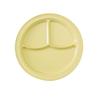 Yanco China NS-703Y Nessico Yellow Melamine 10.25"dia. 3 Compartment Plate-2dz 