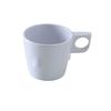 Yanco China NS-9011W Nessico White Melamine 8oz 3in dia. Bulbous Cup - 4dz 