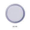 Yanco China OC-109 Ocean White/Blue Porcelain 9in dia. Coupe Plate - 2dz 