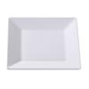 Yanco China OK-108 Osaka White Melamine 8.25in x 8.25in Square Plate - 2dz 