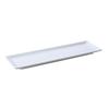 Yanco China OK-7015 Osaka White Melamine 14.5in x 4.25in Rectangular Sushi Plate 
