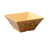 Yanco China OL-4109 Olive Melamine 4qt 10in x 10in Square Bowl - 1dz 