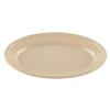 GET OP-911-T Supermel Tan Melamine 9.25in x 6.25in Oval Platter - 2dz 