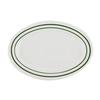 GET Emerald Melamine 9.75in x 7.25in Oval Platter - 2dz - OP-950-EM 