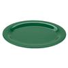 GET OP-950-FG Diamond Forest Green Melamine 9.75in x 7.25in Oval Platter 