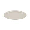 GET Sante Fe White Melamine 9.75in x 7.25in Oval Platter - 2dz - OP-950-IR 