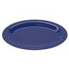 GET OP-950-PB Diamond Peacock Blue Melamine 9.75inx 7.25"Mardi Gras Platter 