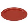 GET OP-950-RO Diamond Rio Orange Melamine 9.75in x 7.25in Mardi Gras Platter 