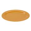 GET OP-950-TY Diamond Tropical Yellow Melamine 9.75in x 7.25in Oval Platter 