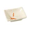 Yanco China OR-2404 Orchis Asian Pattern Melamine 3.5oz 4in x 4in Sauce Dish 