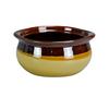 Yanco China OS-12-C Accessories Brown/Cream Porcelain 12oz Soup Crock Bowl 