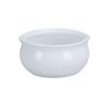 Yanco China OS-12-P Accessories Super White Porcelain 12oz Soup Crock Bowl 