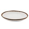 GET P-100-CRM Pottery Market Cream Melamine 1qt Soup Plate - 1dz 